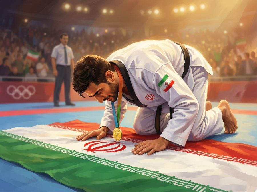 سجده — صحنه ۴ از قصه ۲۷ «ورزش قهرمانی»